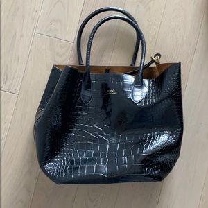 Polo Ralph Lauren embossed large Bellport tote